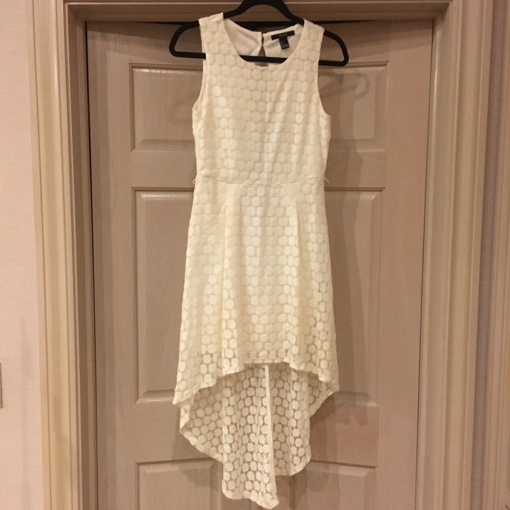 Forever 21 White High Low Dress